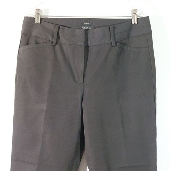 Talbots Black Cotton Blend Pants Size 10 - Picture 2 of 9